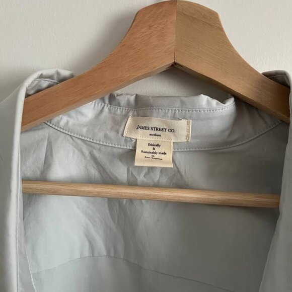 James street co Margot blue Button up Medium - NEW - Picture 5 of 5